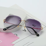 Ladies fashion gradient sunglasses - Heritage cosmetics and beauty care