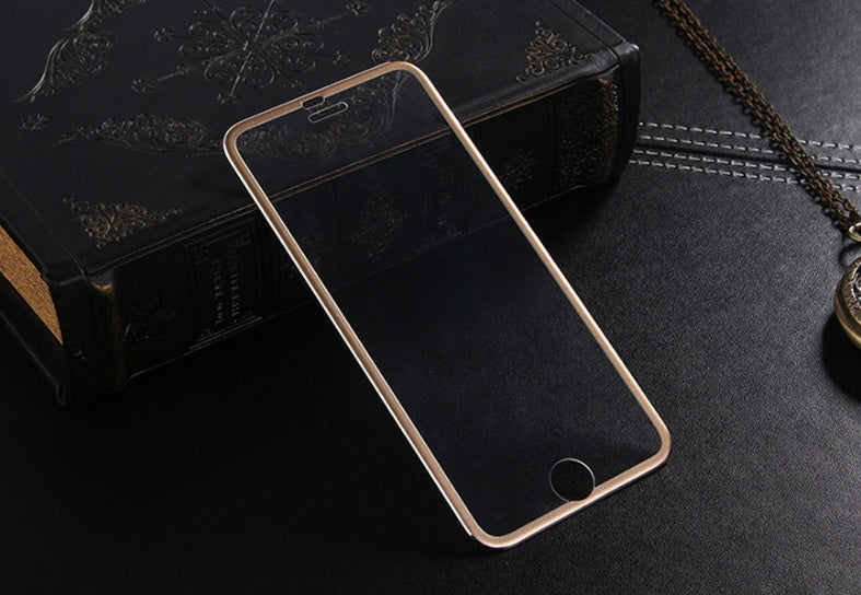 Compatible With Apple, For  Titanium Alloy Tempered Film Black 3d Full Screen Cover Film Heritage cosmetics and beauty care