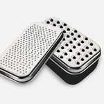 Double-sided Grater Oval Cheese Planer Rectangular Grater Cheese Grater Chopper Ginger Shredder Knife - Heritage cosmetics and beauty care