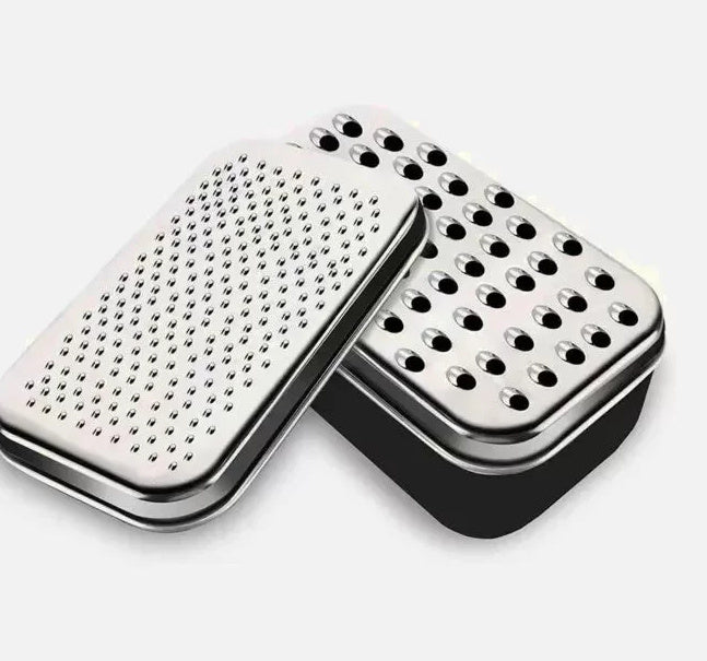 Double-sided Grater Oval Cheese Planer Rectangular Grater Cheese Grater Chopper Ginger Shredder Knife - Heritage cosmetics and beauty care