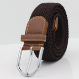 Simple Stretch And Breathable Canvas Woven Belt - Heritage cosmetics and beauty care