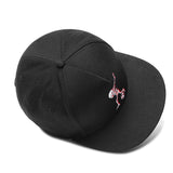 Embroidered Hip-hop For Men And Women Hiphop Hip-hop Flat-brimmed Hats - Heritage cosmetics and beauty care