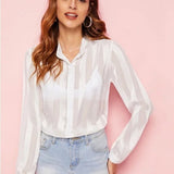 See-through tops striped shirts for sun protection Heritage cosmetics and beauty care