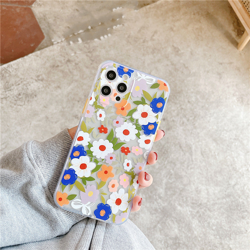 Retro Flowers Soft All-inclusive Phone Case Heritage cosmetics and beauty care