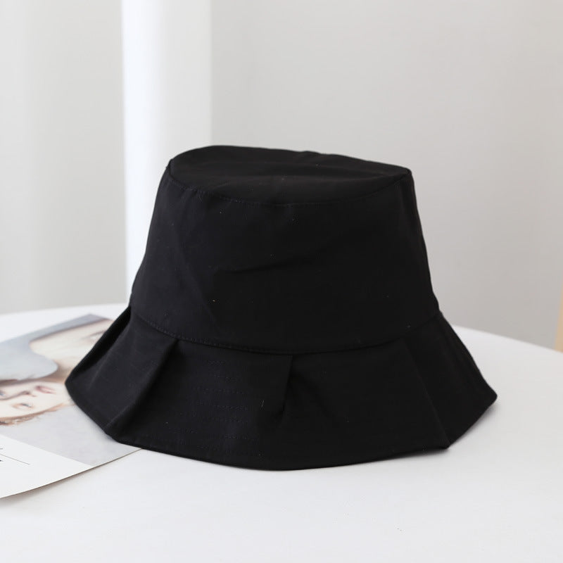 Women Sun Hats Female Summer Solid Bucket Hat Lady Pure Color Panama Cotton Outdoor Fisherman Hat - Heritage cosmetics and beauty care