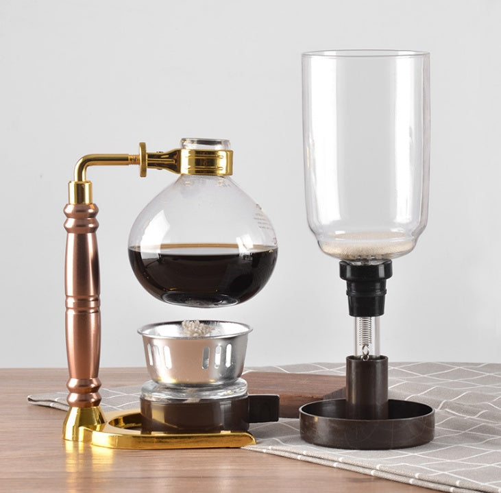 Siphon Coffee Maker Tea Pot Vacuum Coffeemaker Glass Machine Heritage cosmetics and beauty care