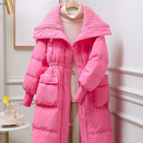 Large Lapel Padded Cotton-padded Jacket Outerwear Tide