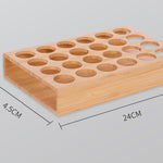 Bamboo Essential Oil Storage Rack For Essential Oil Bottles 15ml - Heritage cosmetics and beauty care