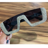 Rhinestone Square Sunglasses Heritage cosmetics and beauty care