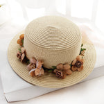 Women's Sun Garland Beach Outdoor Top Hat Sun Protection - Heritage cosmetics and beauty care