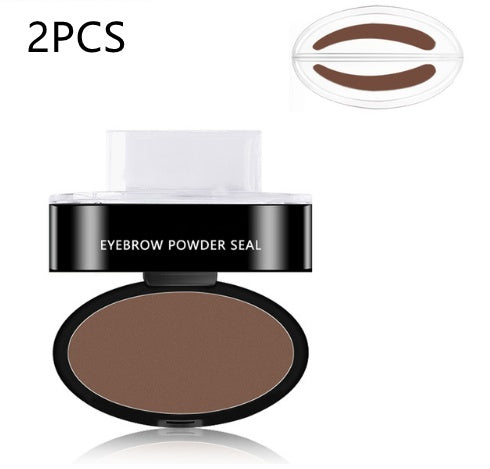 Eyebrow Powder Stamp Tint Stencil Kit Cosmetics Professional Makeup Waterproof Eye Brow Stamp Lift Eyebrow Enhancers Stencil Kit - Heritage cosmetics and beauty care