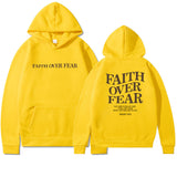 Faith Over Fear Men's And Women's Hoodies Sweater - Heritage cosmetics and beauty care