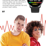 Smart Full Touch Multi-function Heart Rate Blood Pressure Monitoring Information Reminder Sports Bluetooth Watch - Heritage cosmetics and beauty care