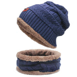 Autumn Winter Hats And Scarves For Men And Women With Velvet Thick - Heritage cosmetics and beauty care