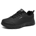 Artificial Leather Cotton Fur Men's Leather Casual Sneaker Warm Shoes - Heritage cosmetics and beauty care