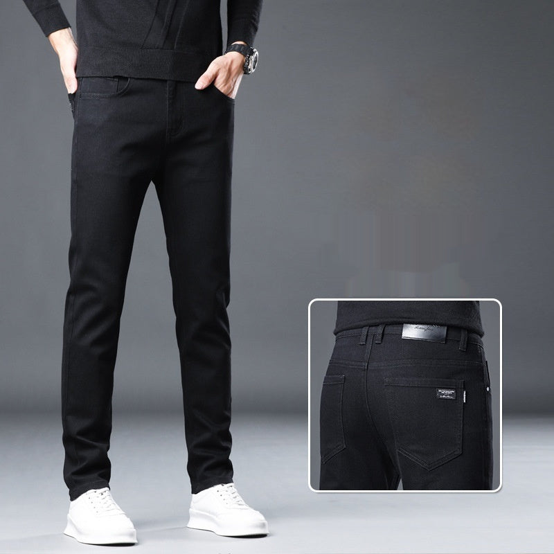 Versatile Stretch Slim Straight Men's Jeans - Heritage cosmetics and beauty care