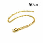 316L Stainless Steel Necklace And Pendant Accessories Cross Chain Clip Beads Necklace - Heritage cosmetics and beauty care