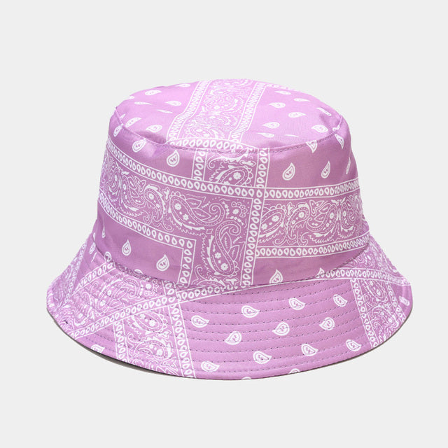 Bandana Print Bucket Hats With Multiple Colorways - Heritage cosmetics and beauty care