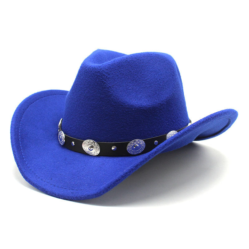 Minority Style Woolen Western Cowboy Hats Men's And Women's Couple Hats - Heritage cosmetics and beauty care