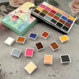 24 Color Skin Tone Solid Watercolor Pigment - Heritage cosmetics and beauty care