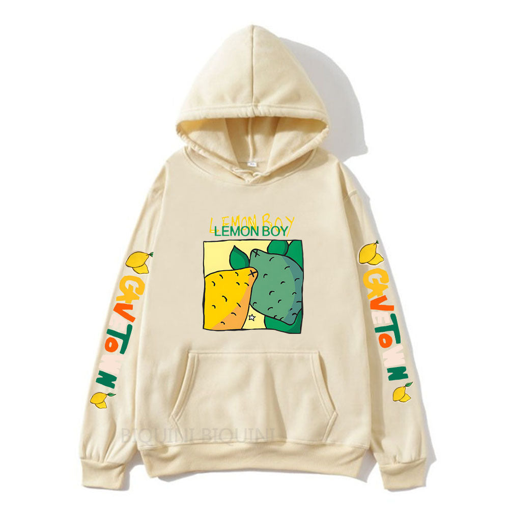 Cavetown Lemon Boy Cartoon Print Hoodies For Fans Mens Cartoon Heritage cosmetics and beauty care