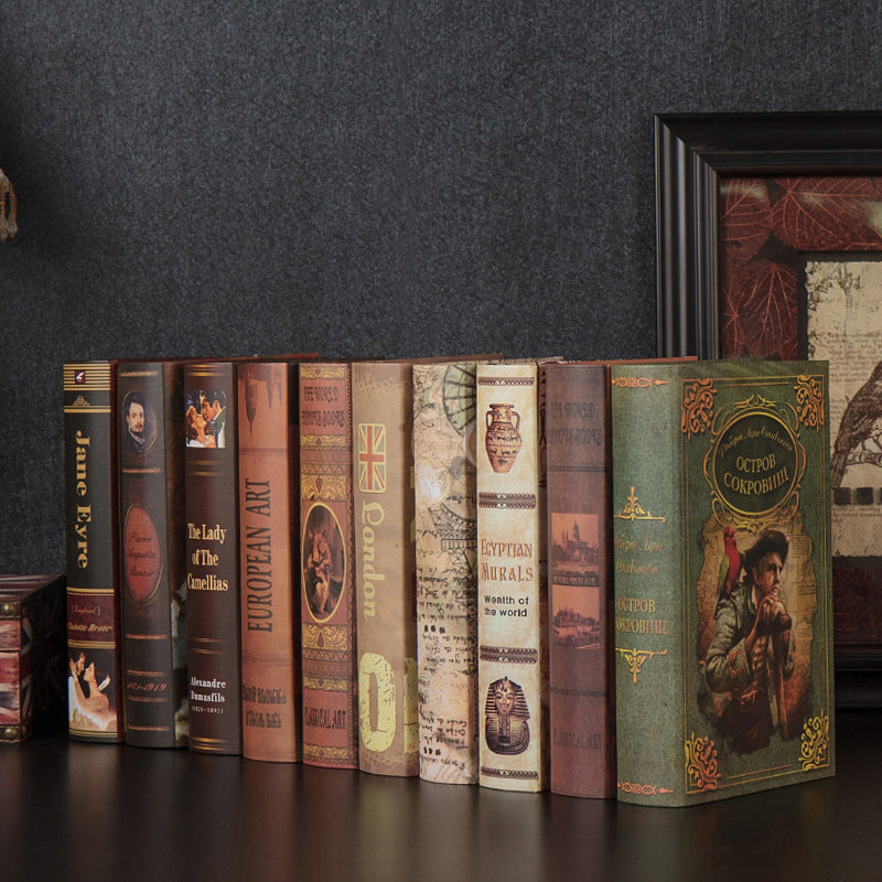 Retro Make Old Decorations Fake Books Decorate Books Ornaments Heritage cosmetics and beauty care