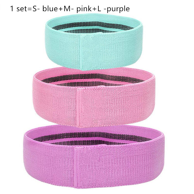 Resistance Band Elastic Hip Circle Fitness Squat Resistance Buttocks Circle Yoga - Heritage cosmetics and beauty care