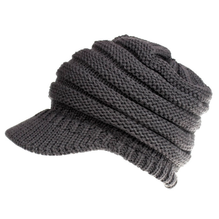 Women Ponytail Beanies Autumn Winter Hats Female Soft Knitting Caps Warm Ladies Skullies - Heritage cosmetics and beauty care