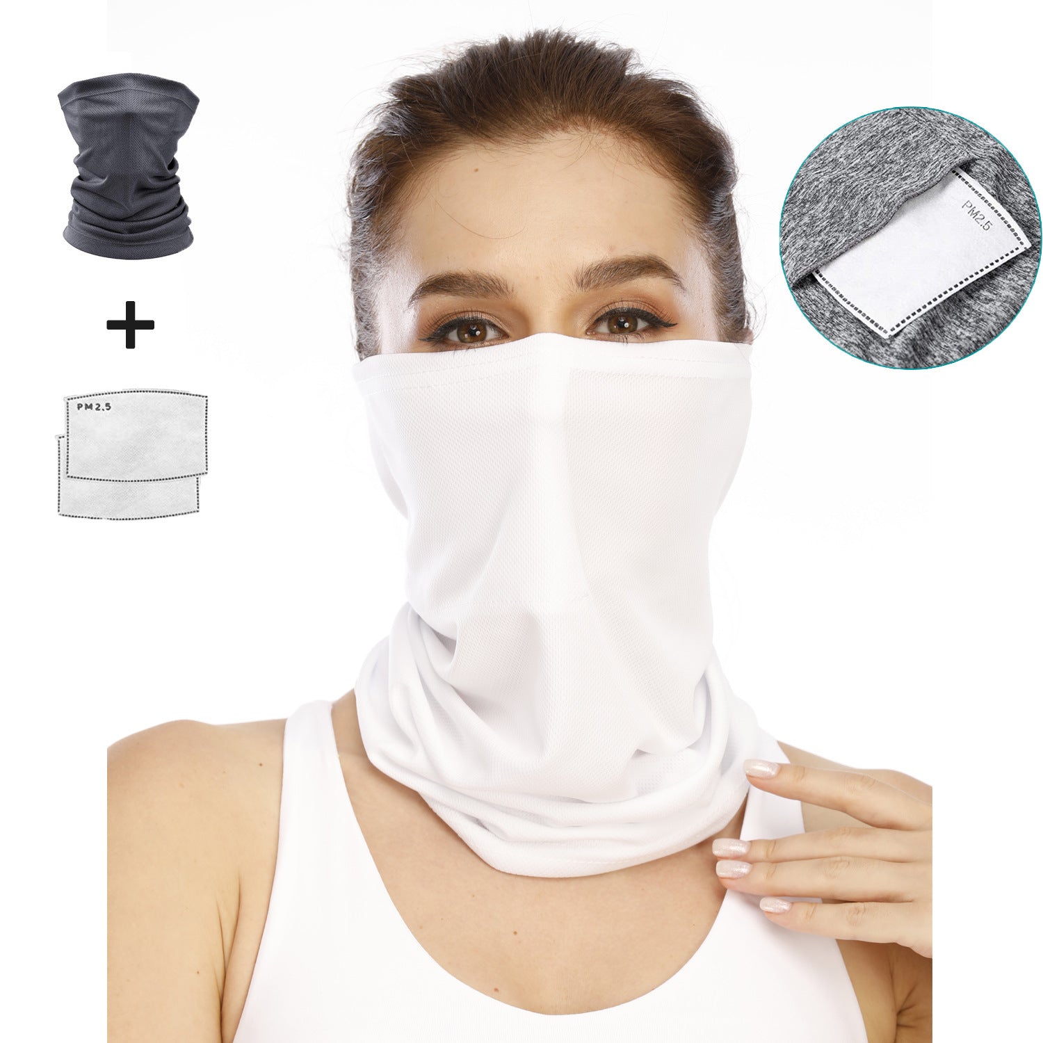 Riding mask riding mask magic scarf sports mask ice silk mask fishing sunscreen mesh mask - Heritage cosmetics and beauty care