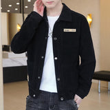 Corduroy Coat Men's Spring And Autumn Korean Style - Heritage cosmetics and beauty care