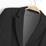 Office Ladies Black Formal Blazer Women Work Suit - Heritage cosmetics and beauty care