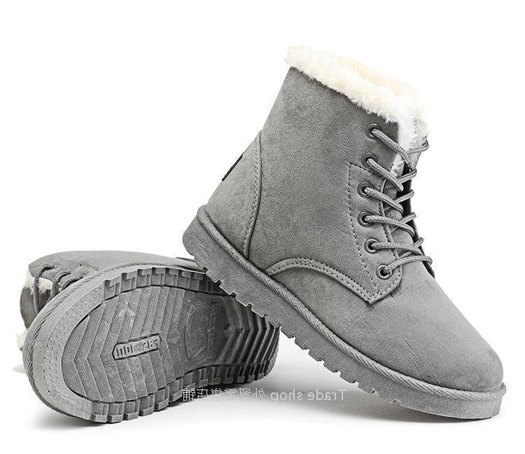 Female Warm Ankle Boots Women Snow Winter Shoes - Heritage cosmetics and beauty care