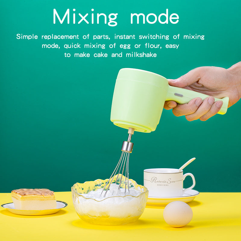 Blender 2 In 1 Multifunctional Electric Hand Mixer USB Planetary Handheld Mixer With Bowl Food Processors Chopper Beater Frother Heritage cosmetics and beauty care