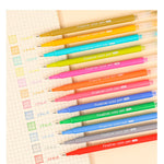 Set Of  For Students To Take Notes With Korean Retro Colored Pens - Heritage cosmetics and beauty care