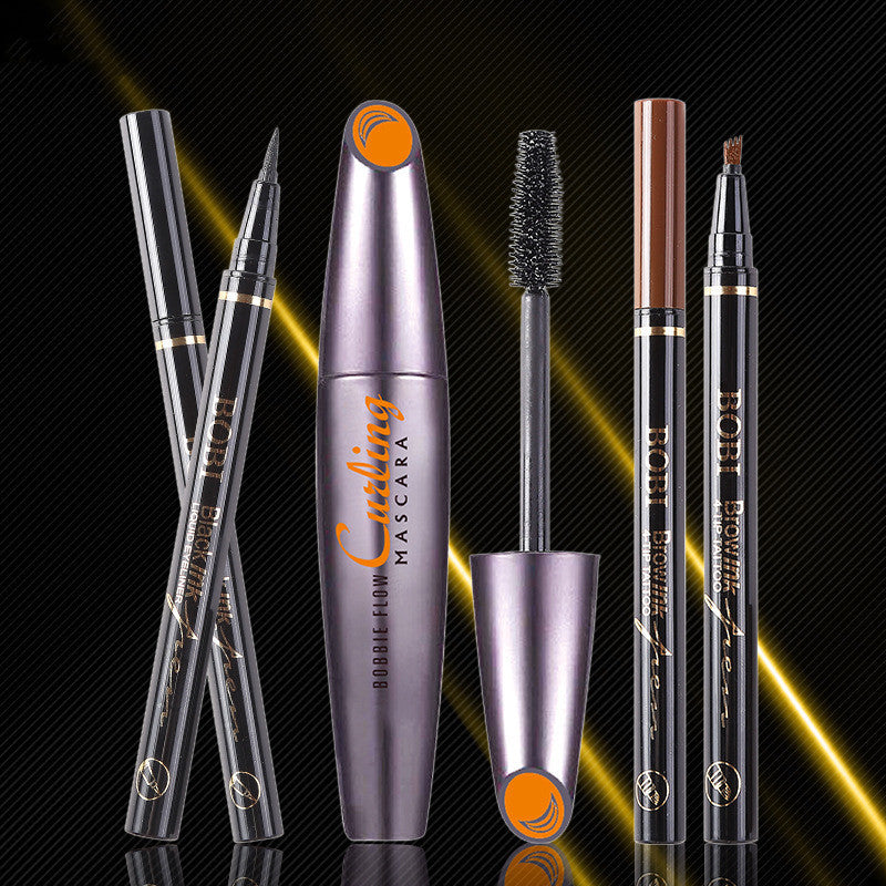 Slim Eye Black Four Pronged Eyebrow Pencil Three In One Set - Heritage cosmetics and beauty care