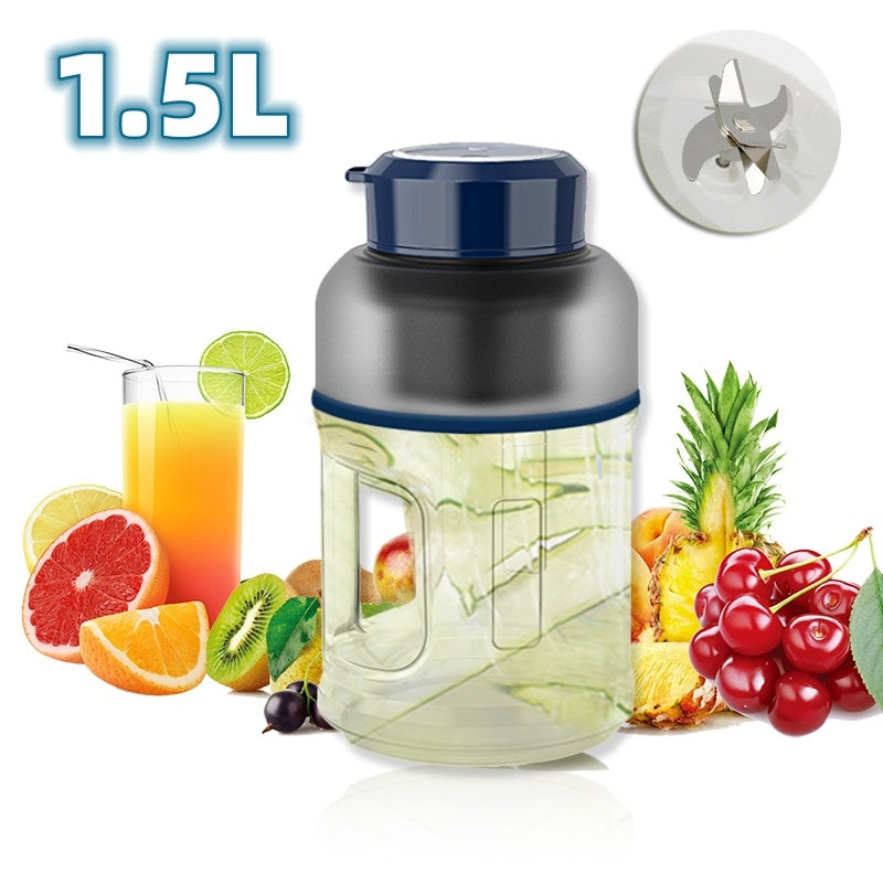 1500ml Portable Blender Cup Fruit Mixers Fruit Extractors Handheld Electric Juicer Blender For Kitchen Outdoor Home Office Heritage cosmetics and beauty care