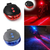 Bicycle Tail Light (5LED+2Laser) - Heritage cosmetics and beauty care