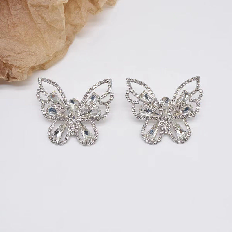 Women's Oversized Butterfly Necklace Earrings - Heritage cosmetics and beauty care