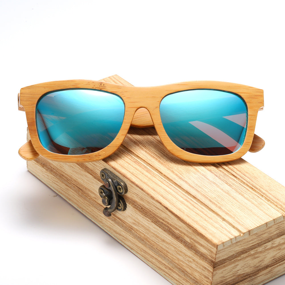 New trendy bamboo sunglasses - Heritage cosmetics and beauty care