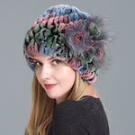 European And American Women's Fur Knitted Hats - Heritage cosmetics and beauty care