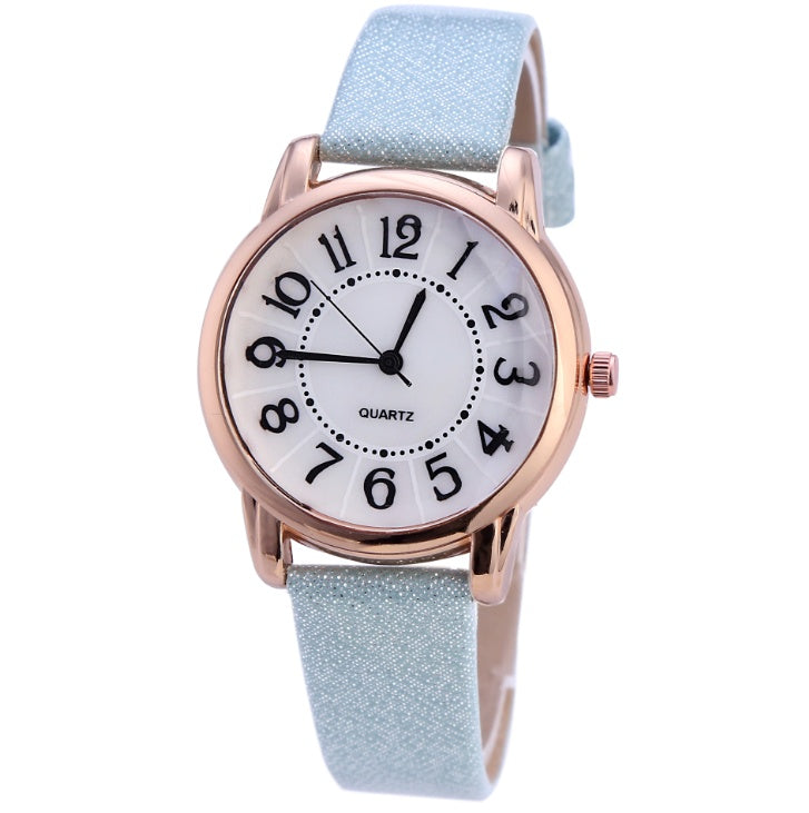 Drop Shipping Women Simple Dial Wristwatches Casual Fashion Luxury Leather Strap Quartz Watches Clock Relogio Feminino - Heritage cosmetics and beauty care