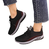 Women's Shoes Mesh Breathable Plus Size Round Head Outdoor Sneakers - Heritage cosmetics and beauty care