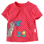 Cartoon Pattern Stitching Baby Short-Sleeved T-Shirt - Heritage cosmetics and beauty care