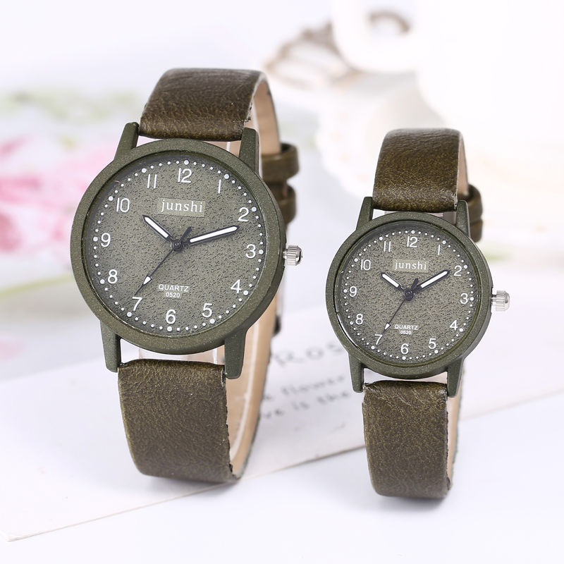 Casual fashion men and women couple quartz watches - Heritage cosmetics and beauty care