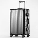 All-aluminum Magnesium Alloy Trolley Case Business Luggage - Heritage cosmetics and beauty care