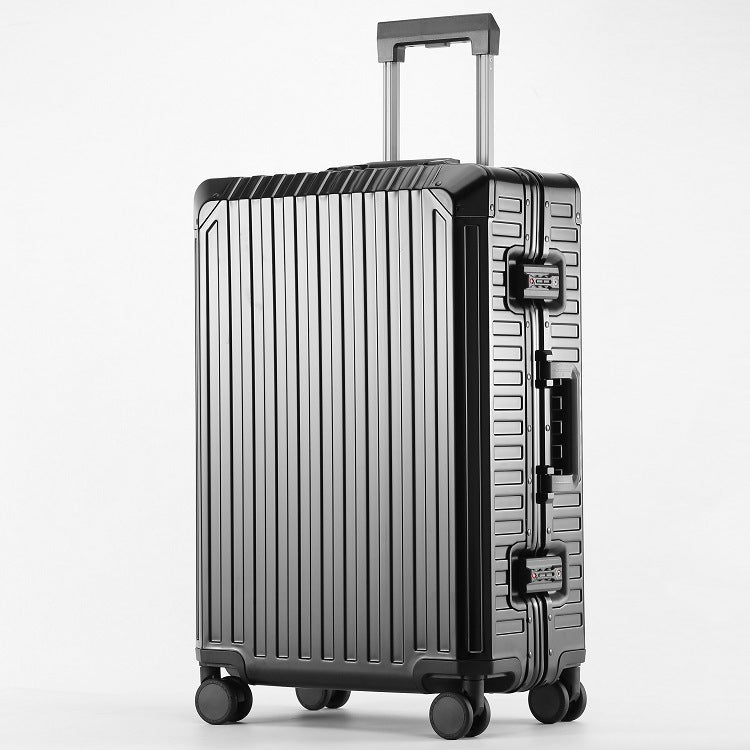 All-aluminum Magnesium Alloy Trolley Case Business Luggage - Heritage cosmetics and beauty care