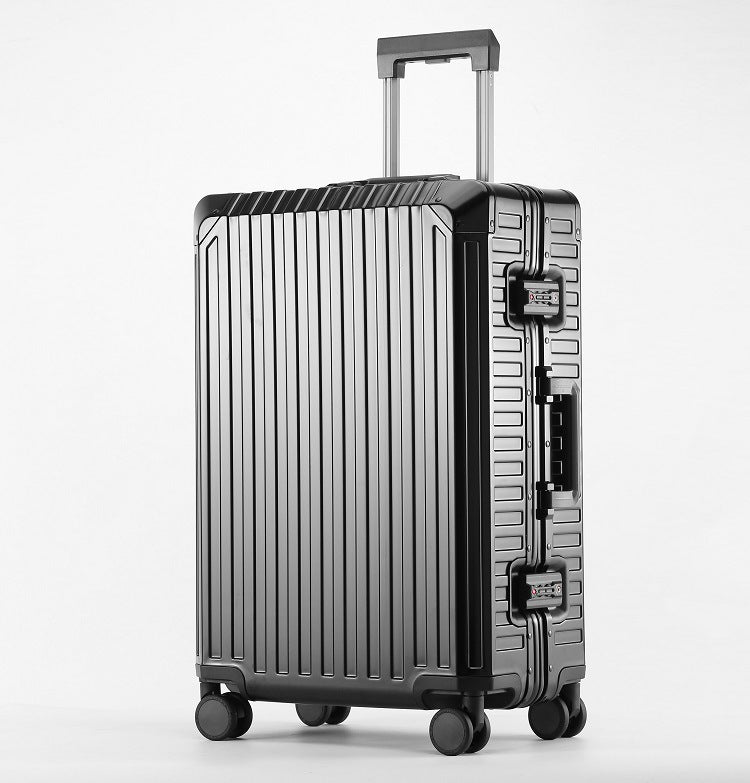 All-aluminum Magnesium Alloy Trolley Case Business Luggage - Heritage cosmetics and beauty care