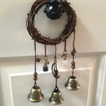 Witch Bell Protection Door Knob Pendant Rattan Wind Chimes - Heritage cosmetics and beauty care