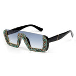 Rhinestone Square Sunglasses Heritage cosmetics and beauty care