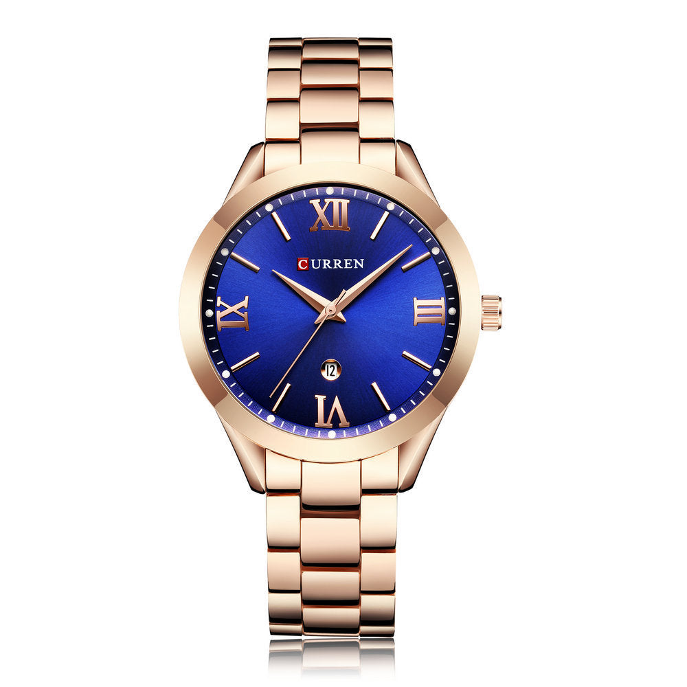 CURREN 9007 Rose Gold Watch Women Quartz Watches Ladies Top Brand Luxury Female Wrist Watch Girl Clock Relogio Feminino - Heritage cosmetics and beauty care